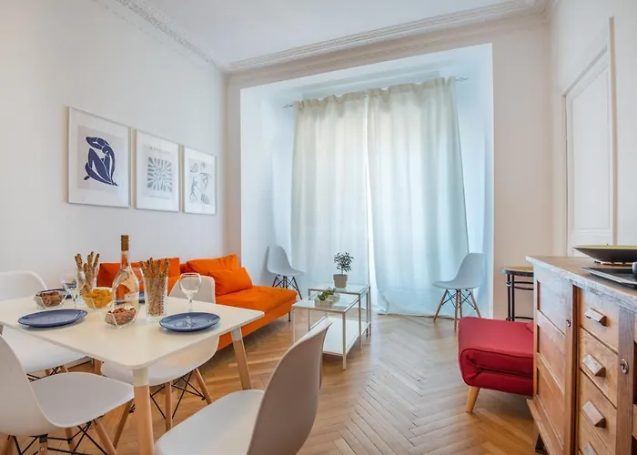 Stunning Flat By The Beach, Carre D\'Or-Negresco