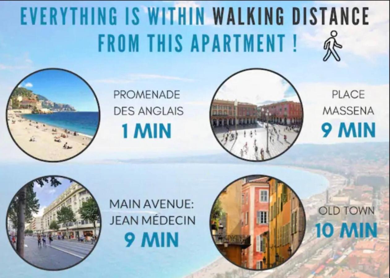 Stunning Flat By The Beach, Carre D'or-negresco Apartment